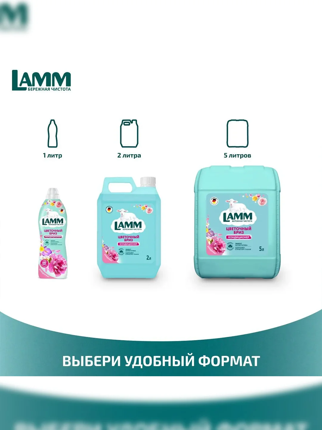 LAMM Цветочный бриз кондиционер для белья концентрат для всех типов тканей
