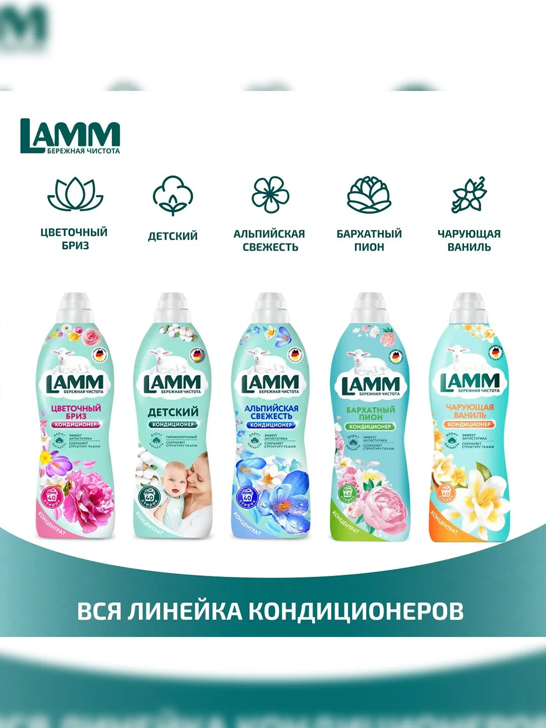LAMM Цветочный бриз кондиционер для белья концентрат для всех типов тканей