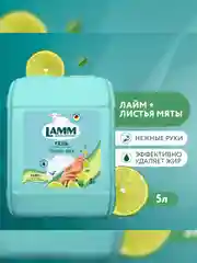 LAMM Нежные руки средство для мытья посуды, 5 л, без фосфатов