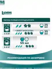 LAMM Бархатный пион кондиционер для белья, универсальный, концентрат для всех типов тканей