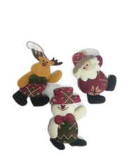 Новогодние украшения. Елочные игрушки набор из 3 шт
