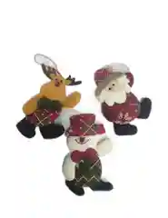 Новогодние украшения. Елочные игрушки набор из 3 шт