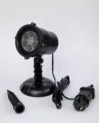 Новогодний светодиодный LED прожектор. Проектор для дома и улицы