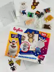 Аквамозаика Буба 400 бусин Игрушка Мультгерои набор Поделки