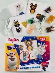 Аквамозаика Буба 400 бусин Игрушка Мультгерои набор Поделки