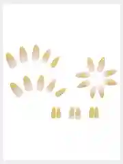 Накладные ногти с дизайном форма Миндаль