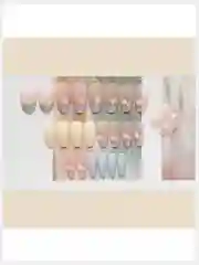 Накладные ногти с дизайном форма Квадрат