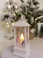 Новогодний фонарь свеча, 13 см