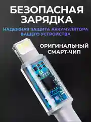Кабель зарядный для iPhone, с быстрой зарядкой, 1м и 2м