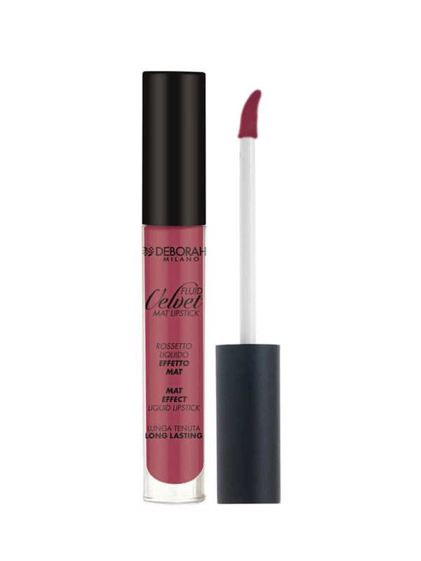 DEBORAH Помада для губ матовая жидкая FLUID VELVET MAT LIPSTICK тон08 классический лиловый