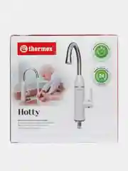 Белый электрический водонагреватель, кран водонагревающий, смеситель Thermex Hotty 3000