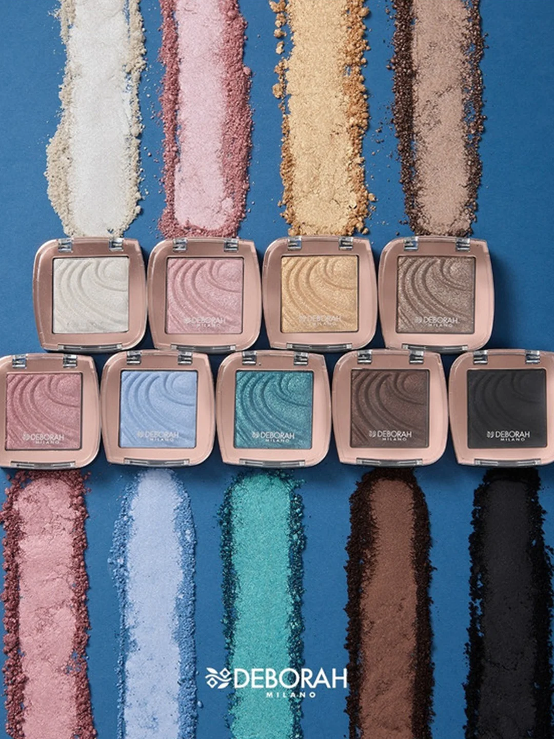 DEBORAH Тени для век водостойкие COLOR LOVERS, тон: 01 мерцающий белый