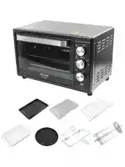 Черный духовой шкаф STINGRAY ST-EO112A (32 литра, 5 режимов, вертел, аэрогриль, конвекция)