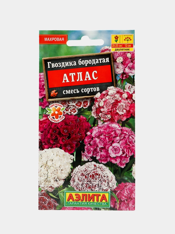 Семена цветов Гвоздика "Атлас", 0,3 г