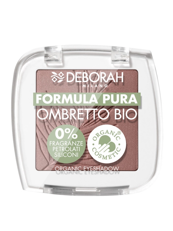 DEBORAH Тени для век FORMULA PURA OMBRETTO BIO, тон: 04 Матовый розовый, 2,5гр