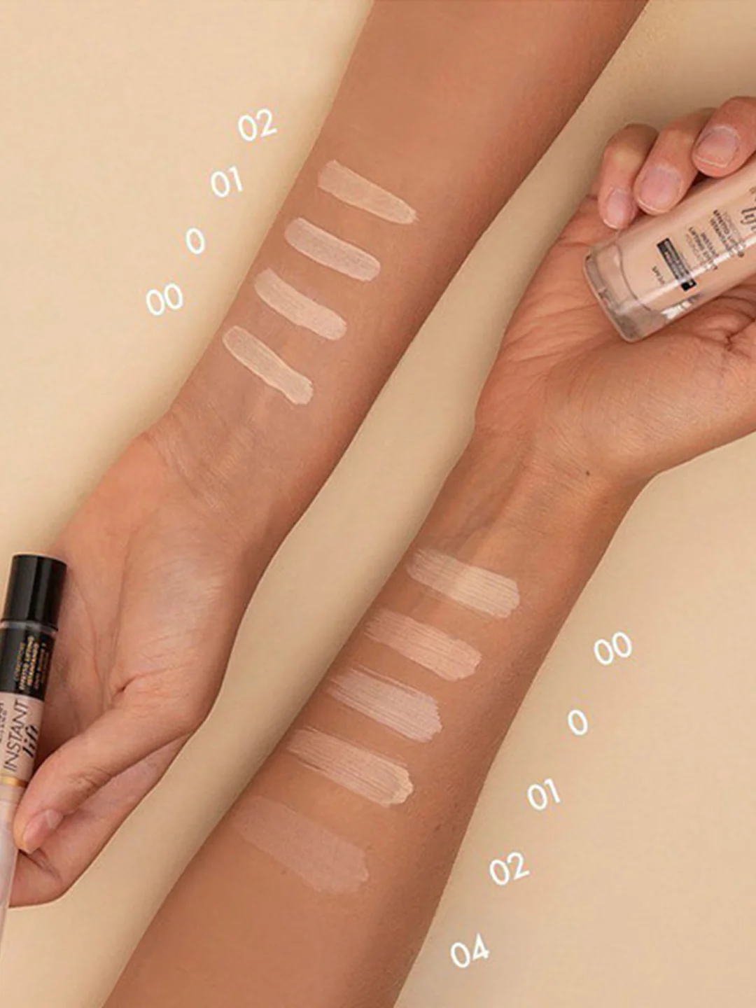 DEBORAH Тональная основа-лифтинг INSTANT LIFTING EFFECT FOUNDATION тон0 белоснежно розовый