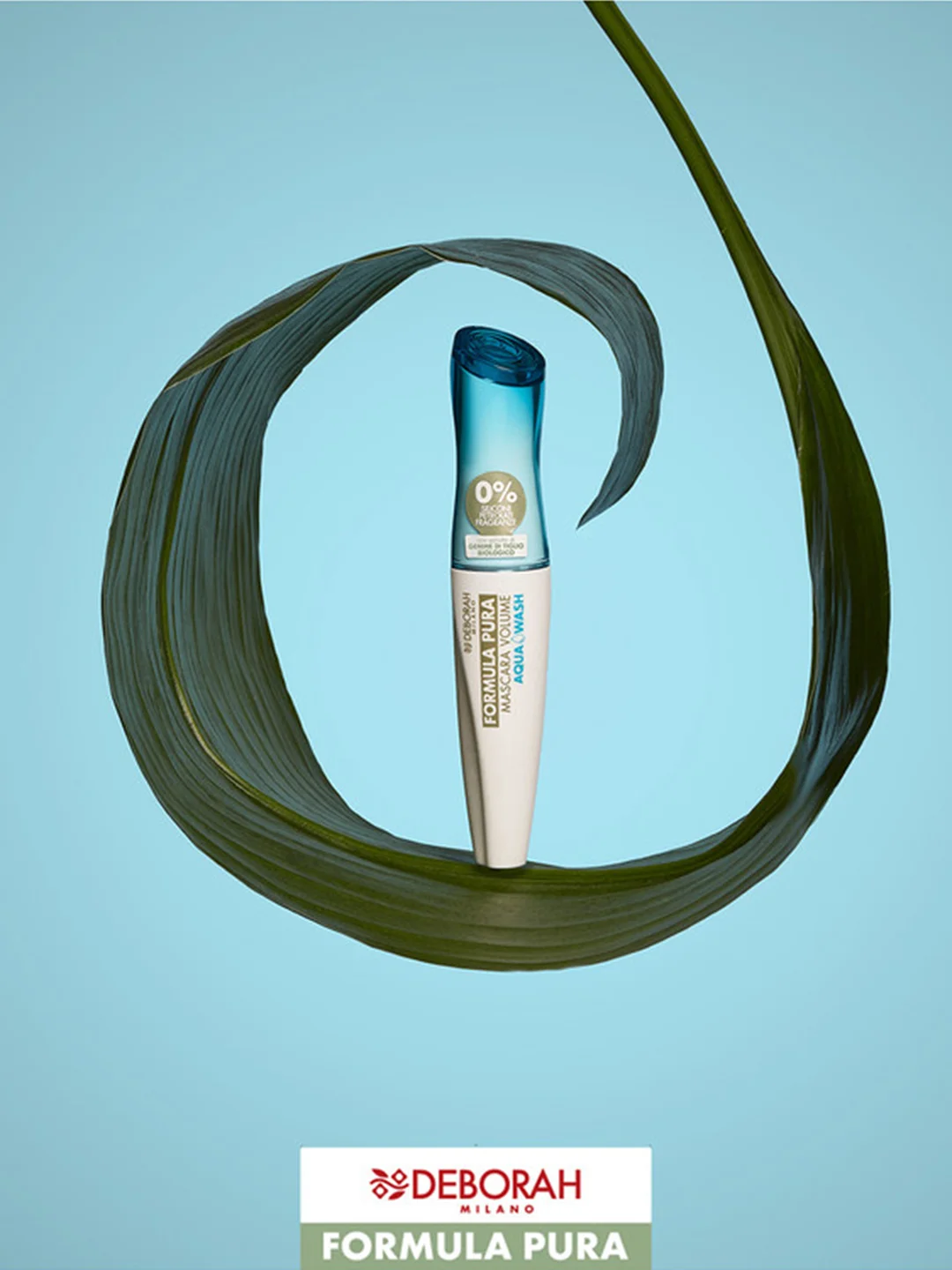 DEBORAH Тушь для ресниц Объем FORMULA PURA MASCARA VOLUME AQUA WASH BLACK тон черный