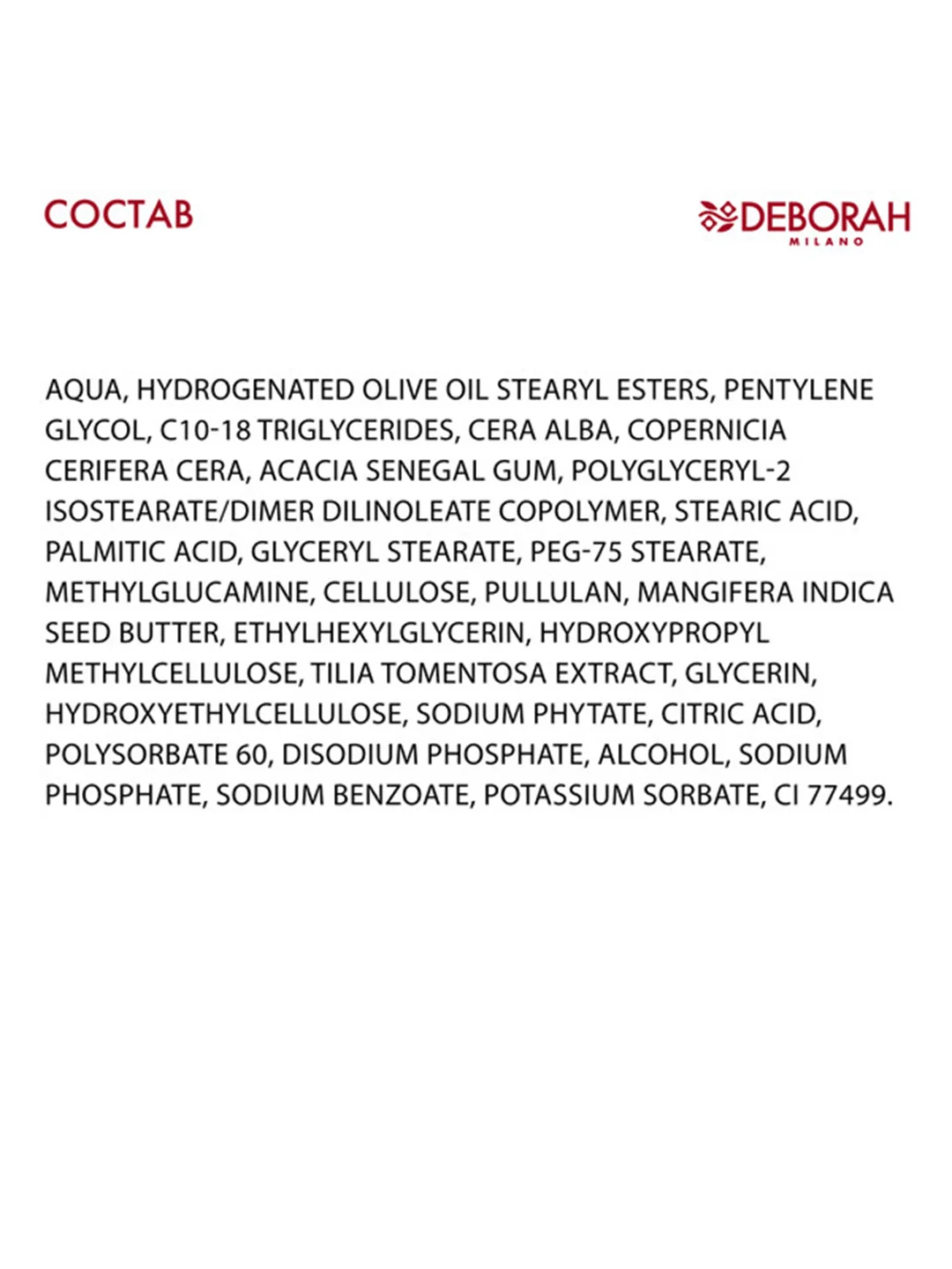 DEBORAH Тушь для ресниц Объем FORMULA PURA MASCARA VOLUME AQUA WASH BLACK тон черный