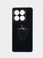 Разноцветный силиконовый чехол на Xiaomi 14T / Сяоми 14T прозрачный, с принтом, защита камеры
