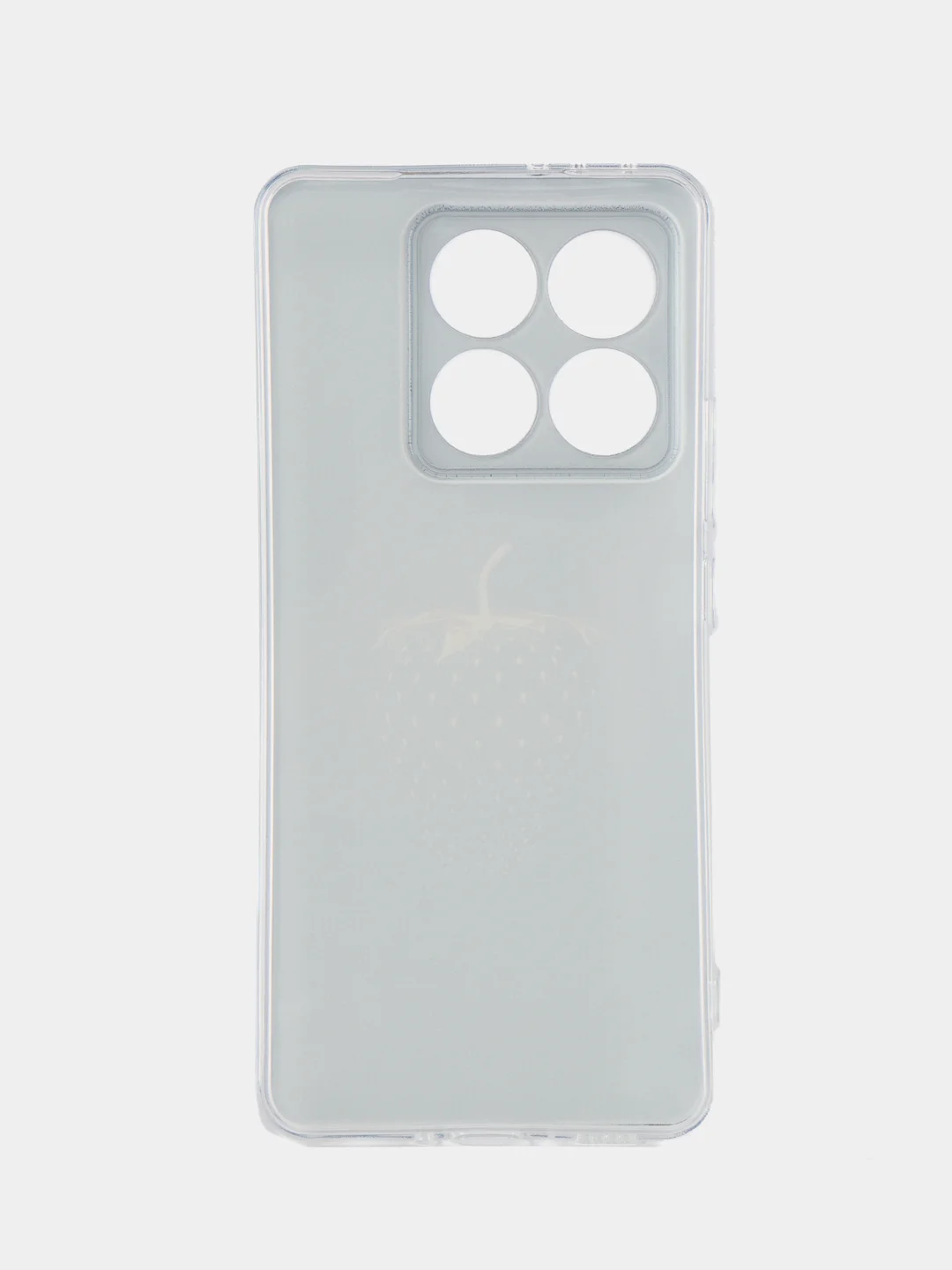 Разноцветный силиконовый чехол на Xiaomi 14T / Сяоми 14T прозрачный, с принтом, защита камеры
