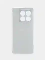 Разноцветный силиконовый чехол на Xiaomi 14T / Сяоми 14T прозрачный, с принтом, защита камеры