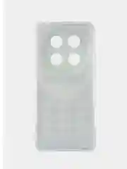 Угольный чехол на Huawei Nova 12i / Хуавей Нова 12i прозрачный, с рисунком, защита камеры