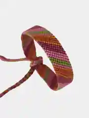 Вишнёвый браслет фенечка плетеная из мулине. Ручная работа. 15 видов