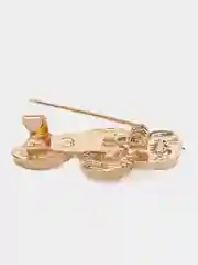 Бронзовый брошь нота 4 вида