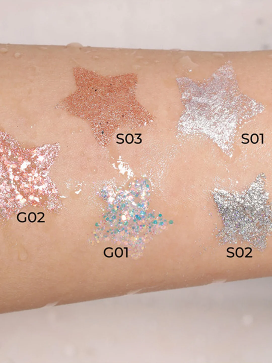 FOCALLURE Тени для век жидкие с глиттером Glittering Liquid Eyeshadow тон S05, 1,5 г