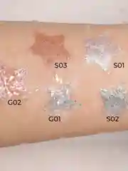 FOCALLURE Тени для век жидкие с глиттером Glittering Liquid Eyeshadow тон S05, 1,5 г
