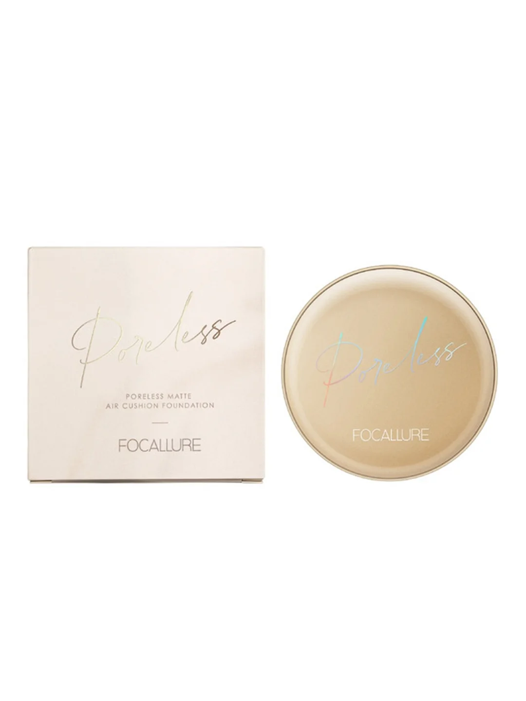 FOCALLURE Тональный крем кушон Poreless Matte Air Cushion Foundation 101 светлый бежевый