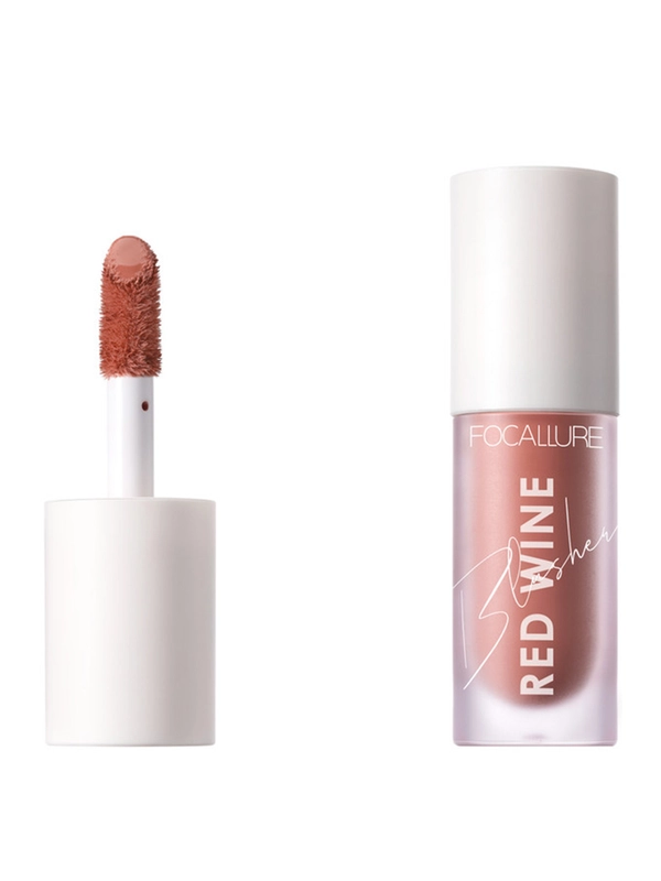 FOCALLURE Румяна жидкие Hangover Red Wine Blusher тон B02, 5 г