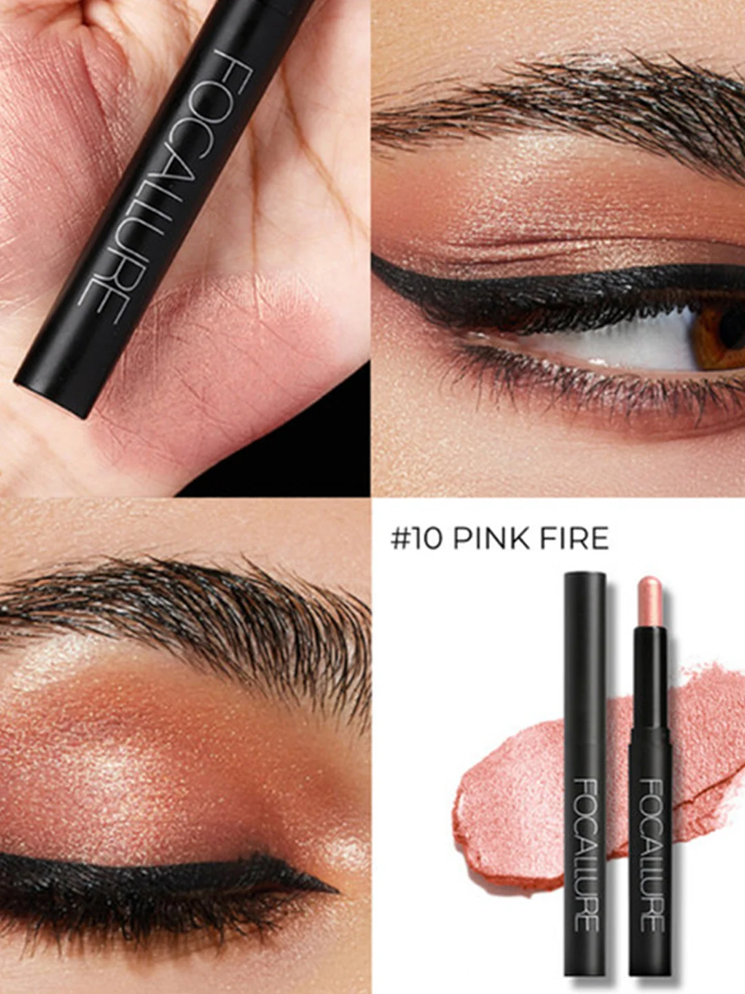 FOCALLURE Тени-карандаш для век Eyeshadow Pencil тон 10, 2 г