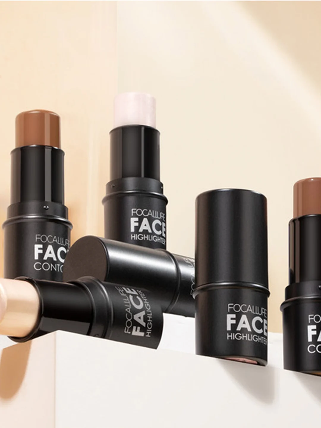 FOCALLURE Стик-хайлайтер для лица Highlighter & Contour Multi Stick тон 5, 6 г