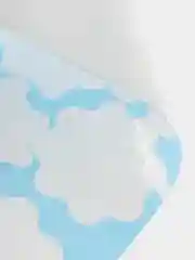 Белый новогодние многоразовые наклейки снежинки / украшение на окна, ПВХ. НЕклеевые
