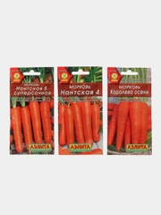 Семена моркови,Нантская 4,Нантская 5 суперсочная,Королева осени