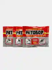 Зерновая приманка от крыс и мышей "Ратобор", 100 грамм, 3 шт