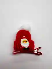 Алый заколки новогодние комплект 2 шт/праздничные заколки/заколка дед мороз