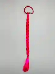 Фуксия резинка с косичкой