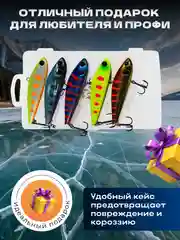 Набор зимних Раттлинов 5 шт для зимней рыбалки