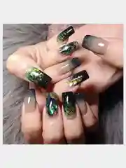 Накладные ногти с дизайном форма Квадрат