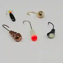 Белый мормышка 5шт рыболовная, зимняя, безмотылка, дробинка,капля, сфера, уралка, муравей, банан