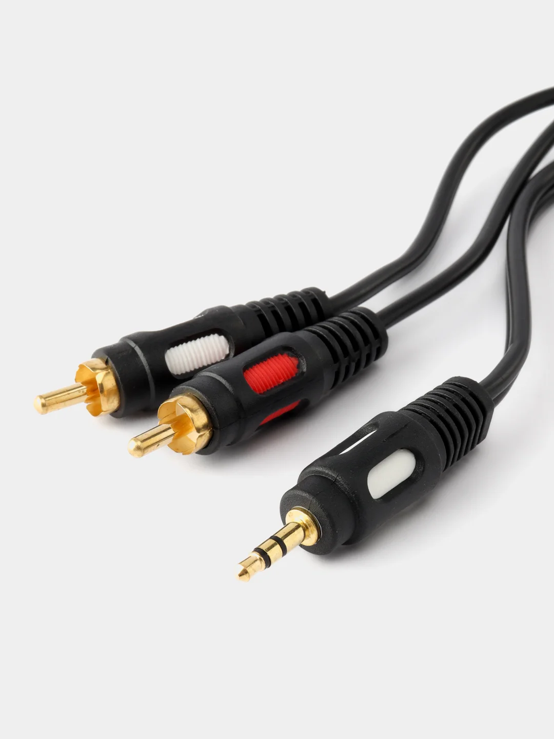 Шнур 3.5 шт стерео/2RCA 1.5м (5-134 1.5) PREMIER Plastic-Gold