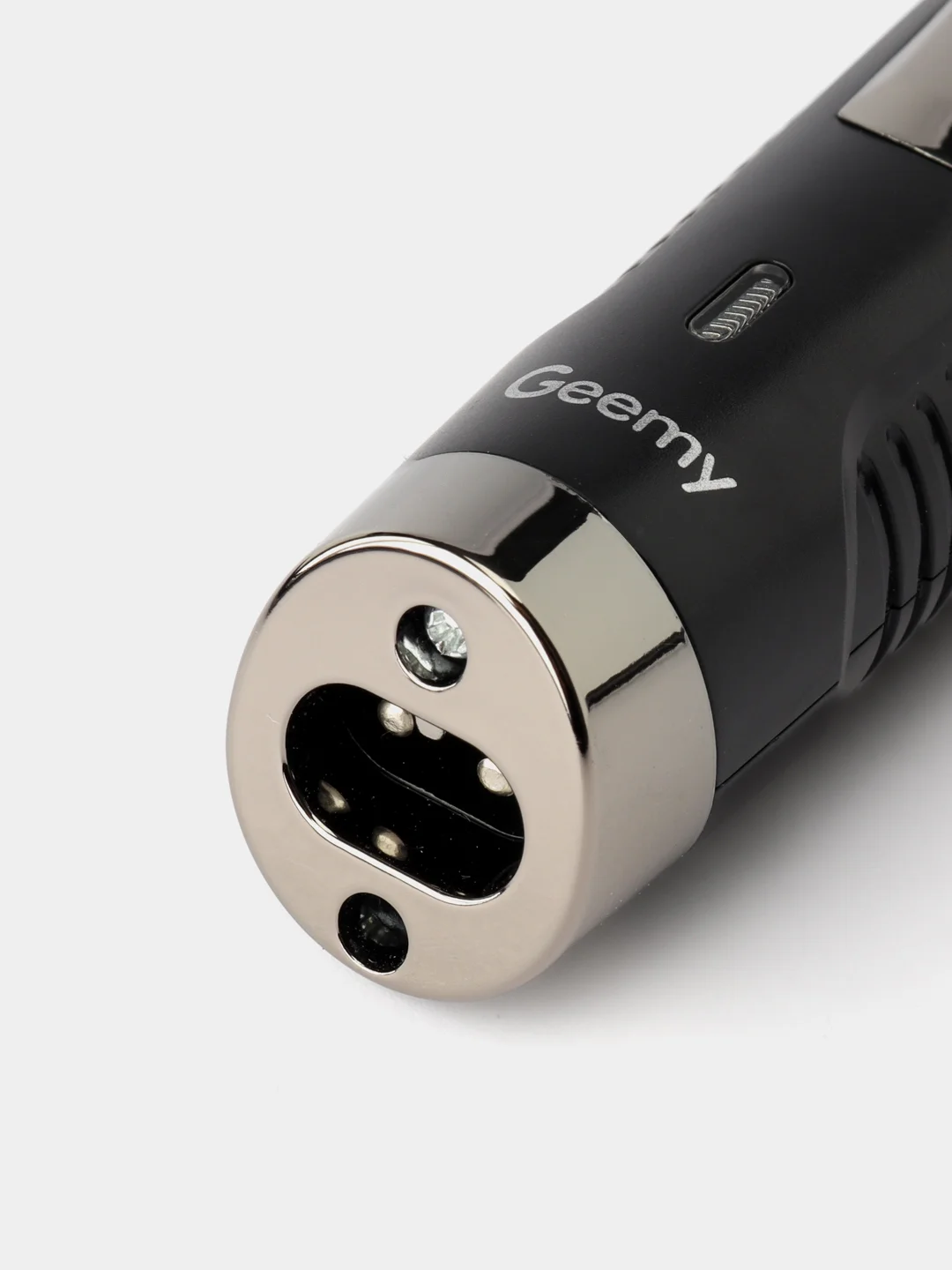 Черный универсальный триммер Geemy GM-3107 для носа, ушей, бороды и усов, 3 в 1