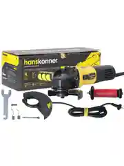 УШМ Hanskonner HAG15125E 125мм, 1500Вт, 3000-11000об/мин, конст эл-ка, черт