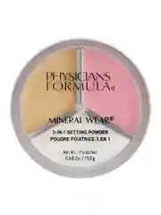 PHYSICIANS FORMULA Пудра рассыпчатая 3 в 1 Mineral Wear 3-in-1 Setting Powder, 19.5 г