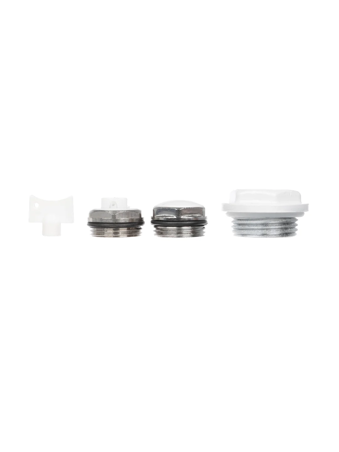 Комплект монтажный для радиатора отопления 1"x1/2" и 1"x3/4", без кронштейнов