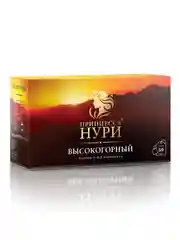 Чай в пакетиках черный Принцесса НУРИ Высокогорный 2гx50пакетиков