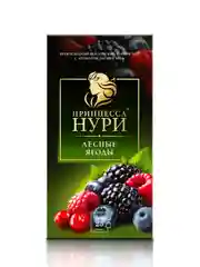 Чай в пакетиках черный Принцесса НУРИ Лесные ягоды 1,5гx25пакетиков