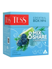 Чай в пирамидках Tess Коктейль Бокс№4 Можжевельник оолонг с добавками 1,5гх20пакетиков